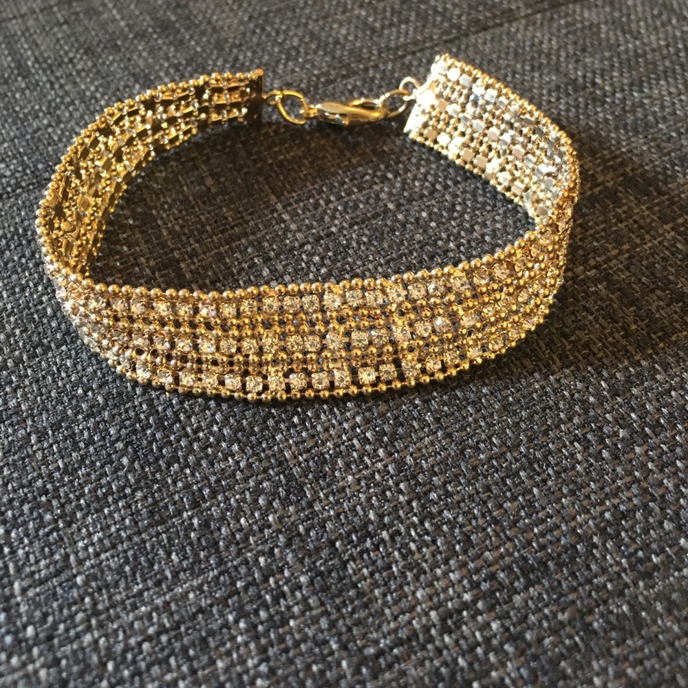 Rhinestone Chain Fashion Bracelet